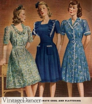 1940 womens dresses