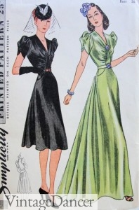 1940s womens dresses