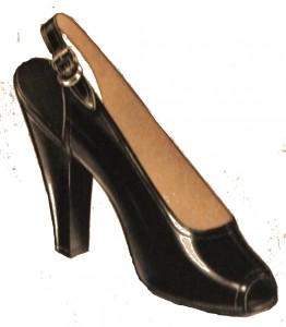 1940s evenings hoes the slingback