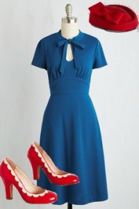 1940s style dress outfit modcloth