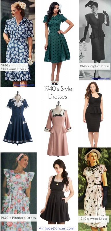 1940s womens dresses