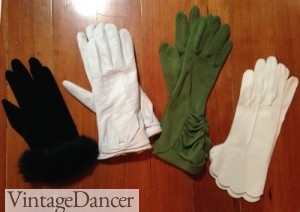 1940s style gloves at vintagedancer.com