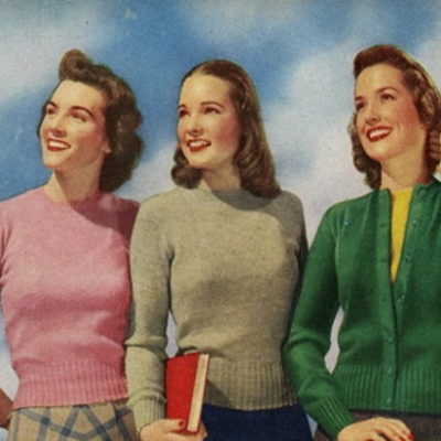 Vintage Sweaters & Cardigans: 1940s, 1950s, 1960s