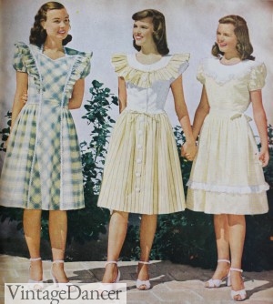 1940s girls dresses