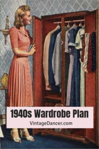 1940s clothing plan wardrobe plan what clothing did women own