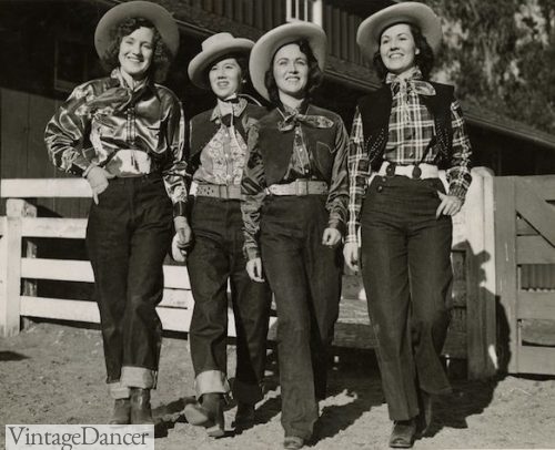 vintage cowgirl outfit