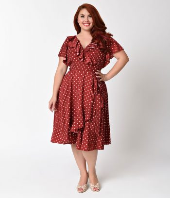 1940s wrap dress at Unique Vintage