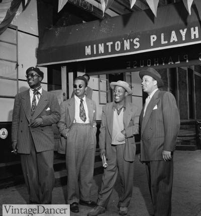 1940s mens in Zoot Suits