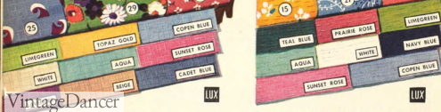 1940s fabric spring colors summer 1940s colours