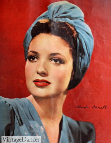 1940s turban hair scarf accessories