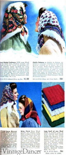 1941 head scarves