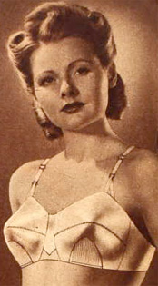 1940s bra lingerie women underwear tops