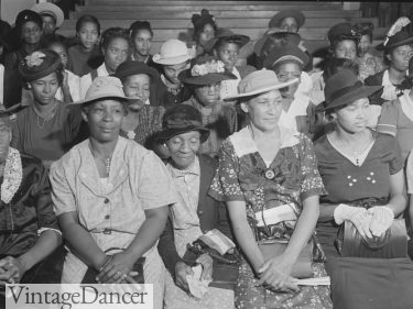 1941 Sunday Church dresses and hats
