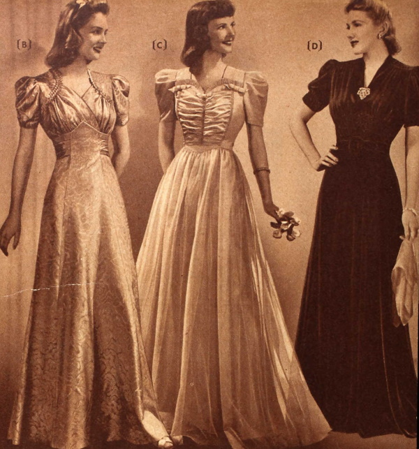 1940s Formal Dresses, Prom Dresses, Cocktail Dresses History — free download