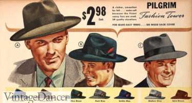 1940s Men's Hats: Vintage Styles, History, Buying Guide