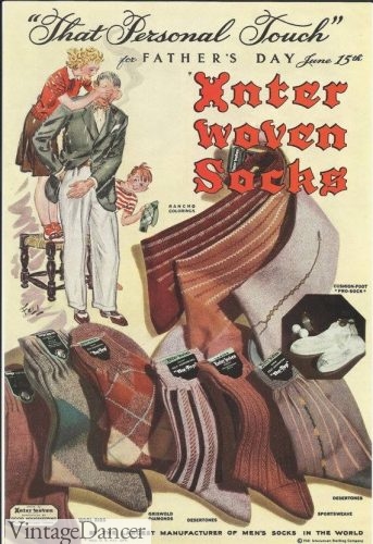 1941 men's dress socks