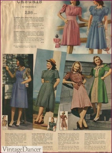 1940s summer dresses