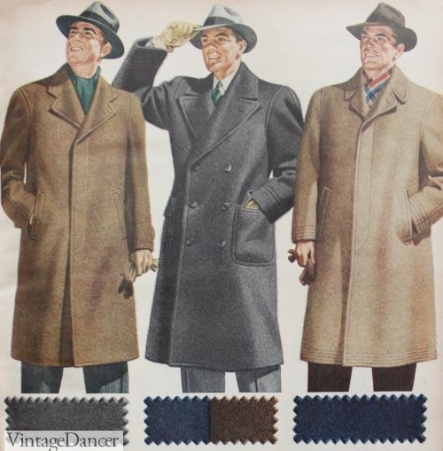 1940s Men's Winter Coats
