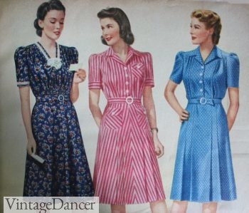 1940 shirt dress