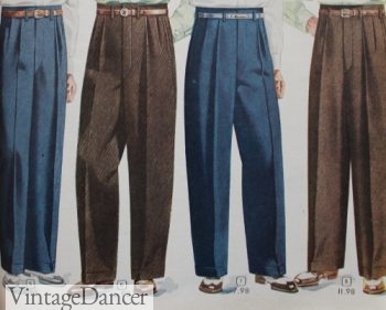 1942 Men's casual trousers