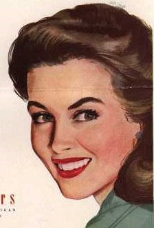 1940s full arched eyebrows makeup