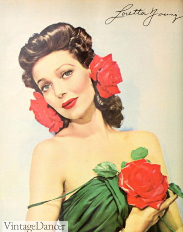 1940s hair flowers hair accessories