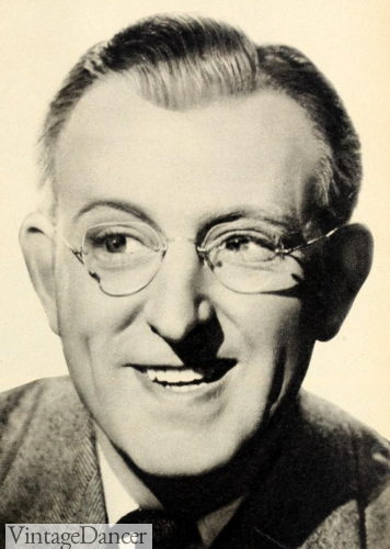 1940s old mens hairstyles with eyeglasses
