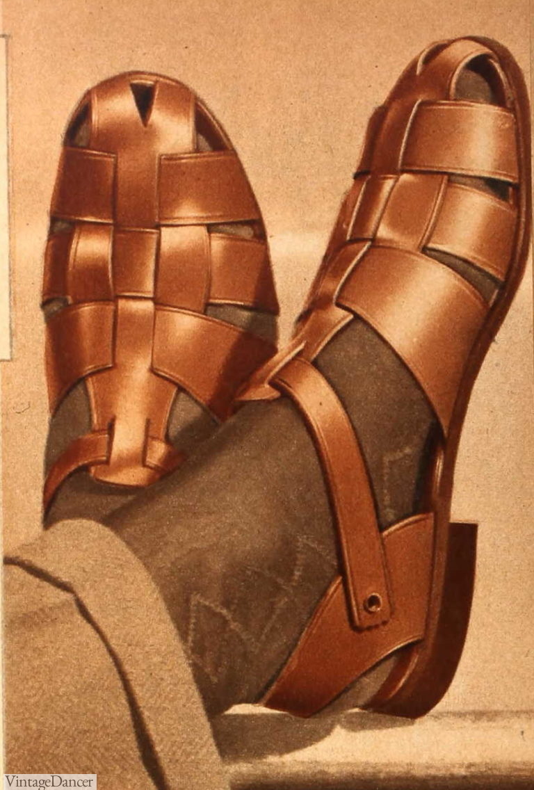 mens retro sandals