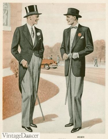 1942 Morning suit and tuxedo
