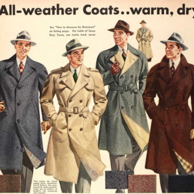 1940s Men’s Coats and Jacket Styles