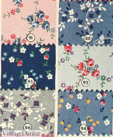 1940s fabric prints for mature women