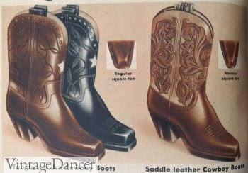 1942 Men's Western Cowboy Boots