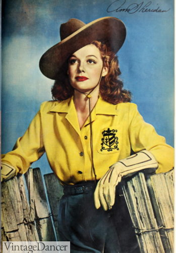 Vintage Western Wear for Women 1930s, 1940s, 1950s