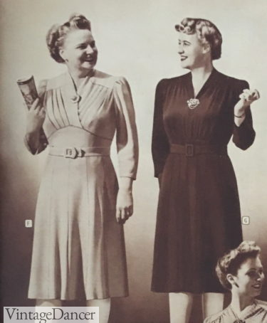 1940s semi formal dresses for plus size older women