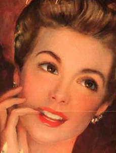 1940s even arched eyebrows makeup