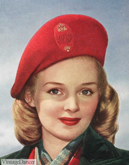 1940s Hats History - 20 Popular Women's Hat Styles