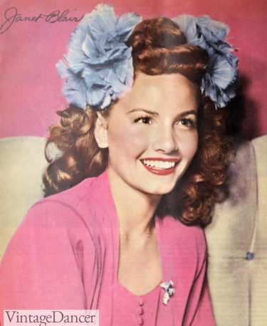 1940s hair flowers hair accessories