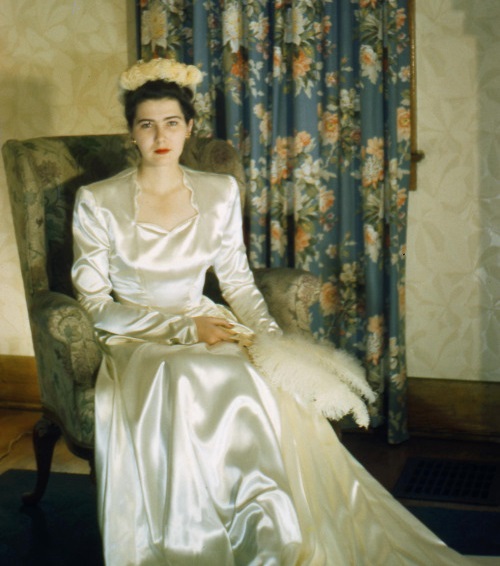 1940s Wedding Dresses & Groom Attire