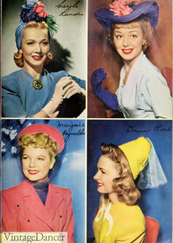 1943 ladies hats