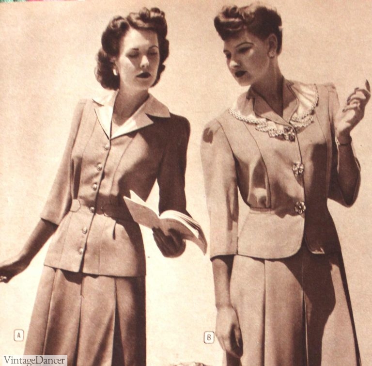 Women S 1940s Victory Suits And Utility Suits