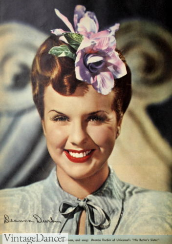 1940's/1950's Pin Up Orchid Hair Flower on Clip 