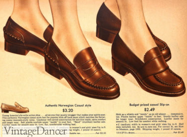 1943 penny loafers