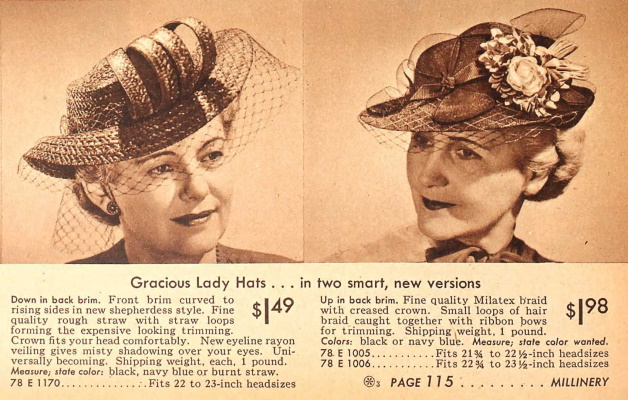 1940s hats for older women