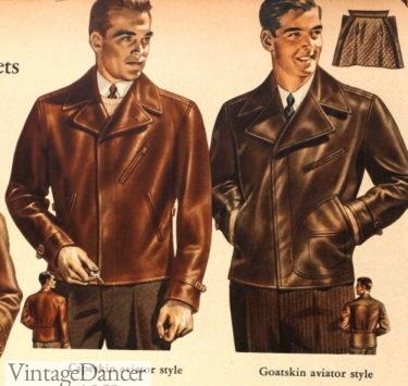 1940s men bomber aviator style jackets guys