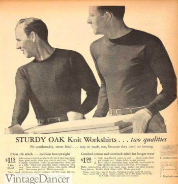 1943 mens knit shirts