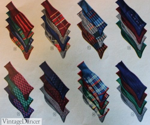 1943 men's colorful pattern socks