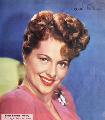 1940s Hairstyles- History of Women&#8217;s Hairstyles, Vintage Dancer