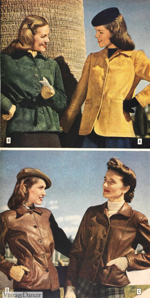 1940s Coats & Jackets Fashion History