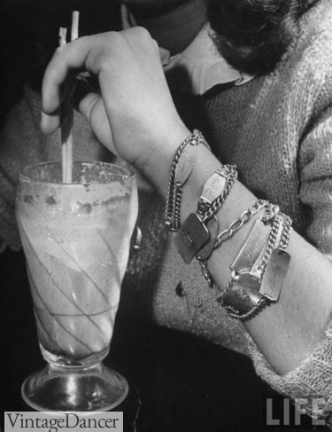1944 ID bracelets teen girls jewelry