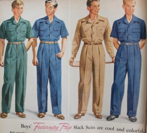 1940s Teenage Fashion for Boys and Young Men